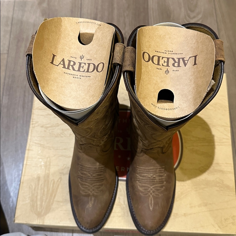 Women’s Laredo Maddie brown Western Boots size 7 1/2 - Picture 4 of 13